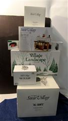 LOT 7 ORIGINAL DICKENS DEPT 56 SNOW VILLAGE - LOT INCLUDES: ROUND LAKE RINK - AL